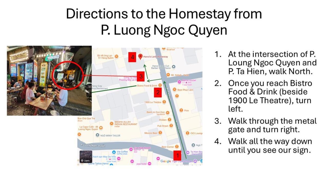 Hanoi'S Lane Homestay Eksteriør bilde
