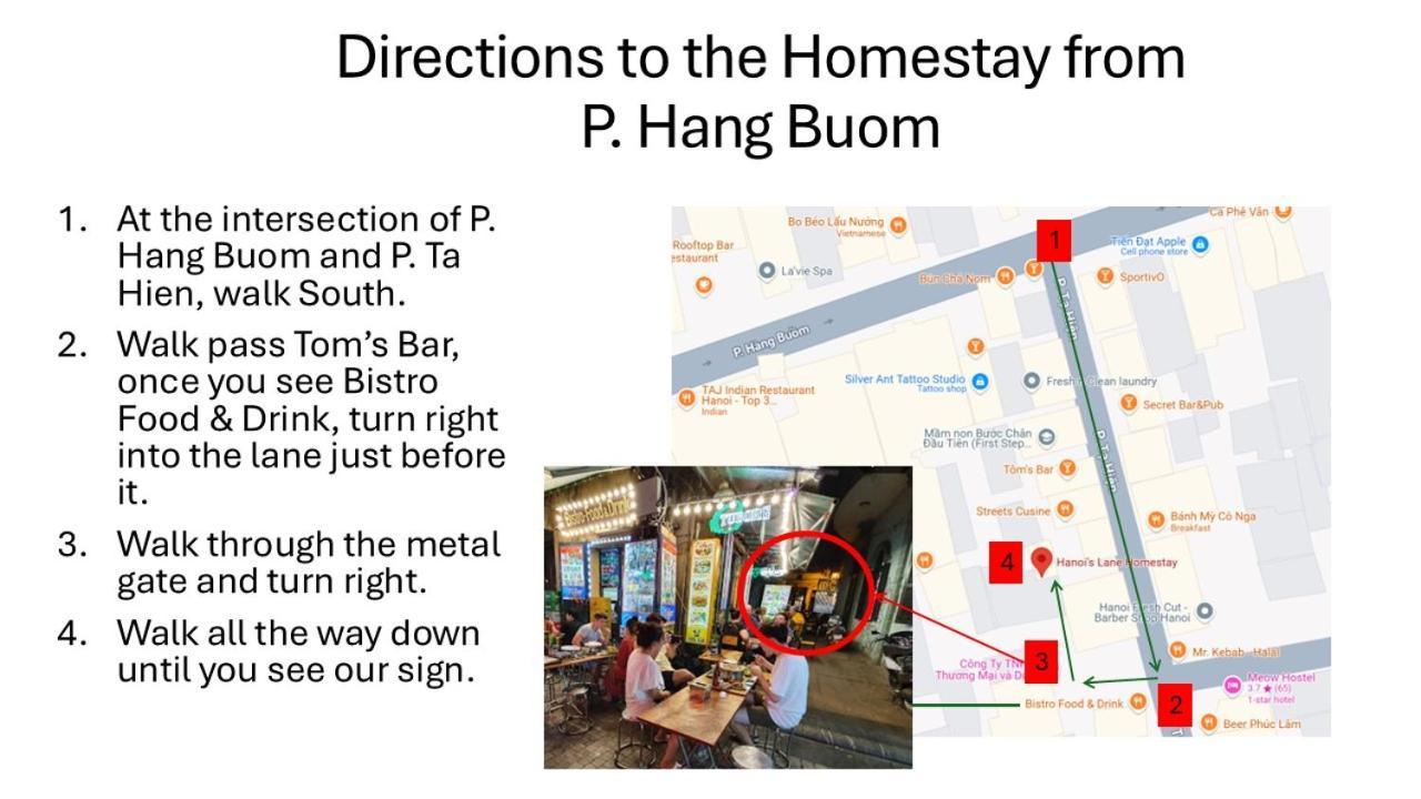 Hanoi'S Lane Homestay Eksteriør bilde